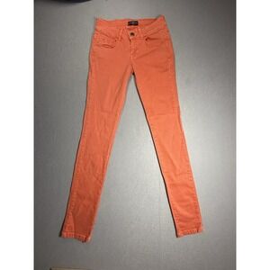 CIMARRON Women's Orange Jeans  ( 26 X 33 fit) Stretchy Flare
